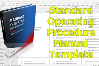 write sops, haccp plan, policies, procedures, operational manuals