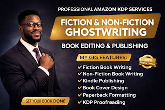 be your fiction and non fiction book writer, ebook ghostwriter romance ebook