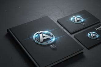 create a modern minimalist logo for your brand