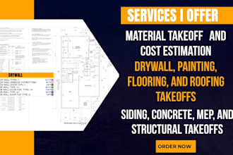 do drywall estimate quantity takeoff and bid using planswift