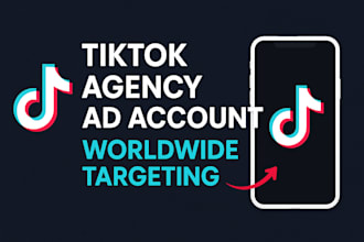 create a tiktok agency ad account for your business