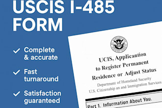 assist with uscis form i130 and i485