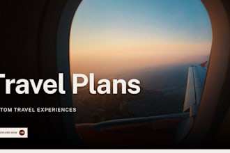 create custom travel plan itinerary