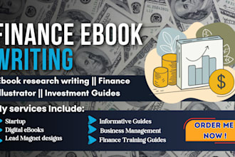 ghostwrite your personal finance, investment, budgeting, stock market ebook