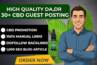 do cbd promotion, kratom blog writing, cannabis white hat dofollow backlinks