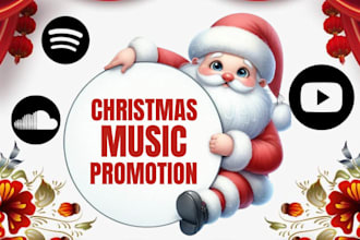 organic christmas promotion, apple music promo, country music