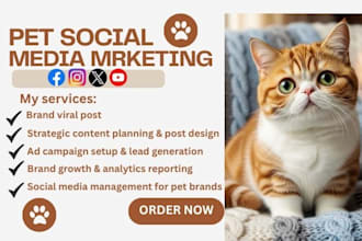 manage and handle your pet brand social media professionally