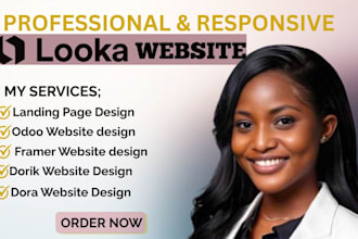 design high converting looka, showit, dora, and dorik website templates