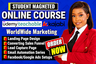 do udemy online course promotion course sales kajabi online course marketing