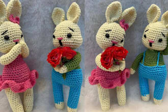 design custom amigurumi crochet plush toy pattern stuffed animal plushie