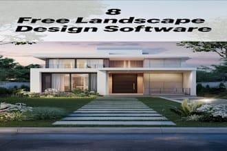 modern landscape architecture and site plan design