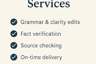 fact check and edit your writing