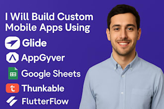 build glide appsheet appgyver onspace ai thunkable flutterflow mobile app kodi