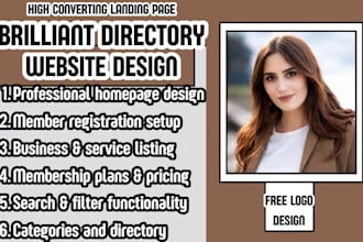 brilliant directories website directory website listing website membership web