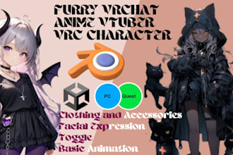 create 3d vrchat avatar avatar vrc with 3d rigging vrchat
