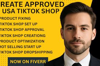 tiktok shop set up tiktok shop approve tiktok shop creation hot selling start up