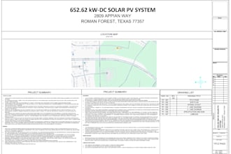 do residential and commercial solar plan, pv permit and engineering stamp in cad