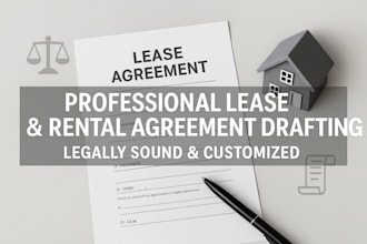 draft lease agreement, rental contract agreement, real estate contract
