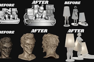 create, repair fix and modify stl file for 3d printing