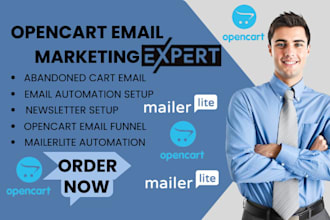 setup opencart email campaign automation abandoned cart opencart email marketing