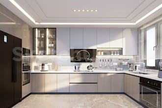 design modern kitchen, cabinetry, and wardrobe in sketchup