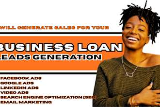exclusive 1000 business loan leads, business funding, business loan google ads