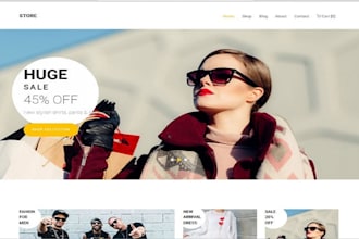 design wix women activewear website streetwear fitness clothing fashion website