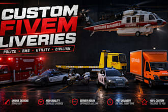 create custom vehicle liveries for fivem and gta v