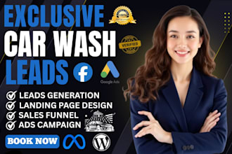 generate exclusive car detailing leads car wash leads car dealership website