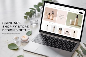 skincare shopify store skincare website skincare store skincare beauty website
