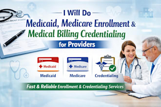 do medicaid, medicare enrollment, medical billing credentialing for providers