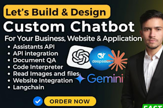 build and integrate custom gpt, ai chatbot in your website