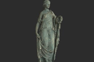 sculpt 3d printable greek character,roman statue,ancient greek mythology,blender