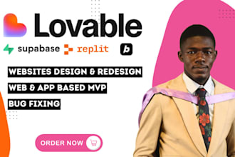 lovable dev ai app, supabase, bolt, replit, vibe coding  lovable website mvp