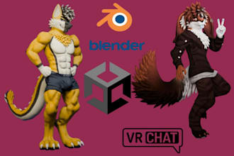 create a custom vrchat avatar with full body tracking and facial expressions