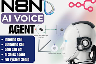 automate n8n workflow, build inbound outbound calls ai voice bot, cold calling