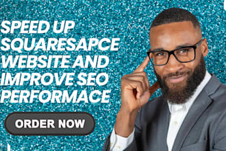 speed up squaresapce website and improve SEO performace