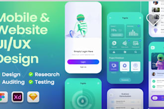 create healthtech wellness ux audit design mobile ui ux figma dashboard app ui