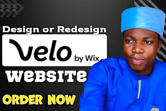 create wix website design redesign wix, develop wix landing page, wix velo code