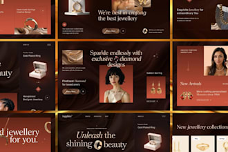 build fashion website, gold, jewelries website, beauty website, clothing website