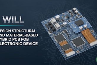 design structural and material based hybrid pcb for electronic device