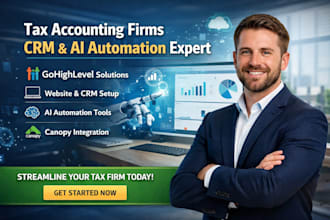 setup gohighlevel tax accounting firms website crm ai automation canopy expert