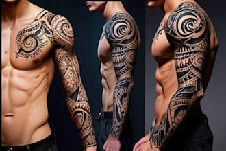 create custom and realism tattoo design