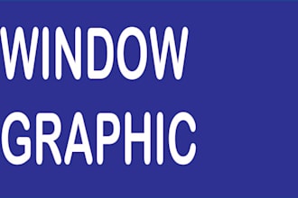 create amazing vinyls or shopfront window graphics