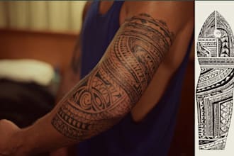 design your polynesian tribal tattoo