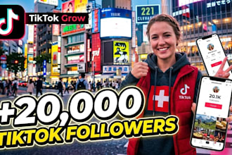 auditing account to guide you to 20,000 tiktok followers