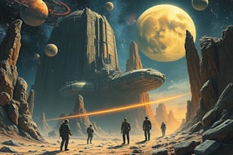 do a sci fi art , sci fi and concept art