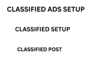 do classified ads, classified video ads and video ads posting
