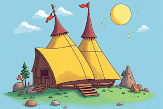 draw cartoon illustration art