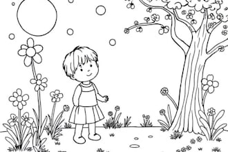 create kids coloring pages, puzzles, work sheets and mazes
